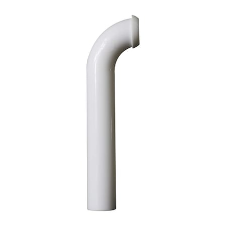 Thrifco Plumbing 1-1/4 Inch x 7-1/2 Inch Long Plastic Tubular J-Bend with Nut & 4401662